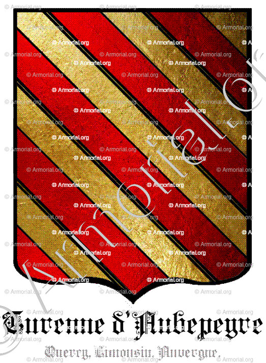 TURENNE d'AUBEPEYRE_Quercy, Limousin, Auvergne._France