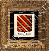 cadre-ancien-or-TURENNE d'AYNAC_Quercy_France
