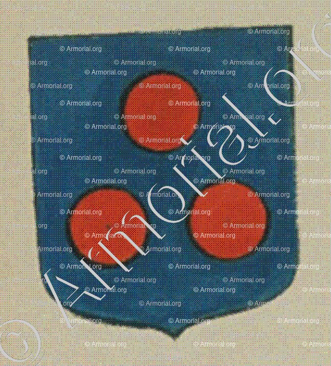 de la PIERRE (Alsace)_Blason enregistré sous le règne de Louis XIV_France