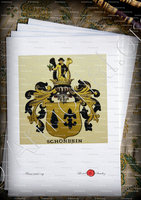 velin-d-Arches-SCHÖNBEIN_Wappenbuch der Stadt Basel . B.Meyer Knaus 1880_Schweiz 
