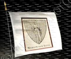 drapeau-Von TRIER_Wappen von Trier 1897_Deutsch heraldischen Stil.