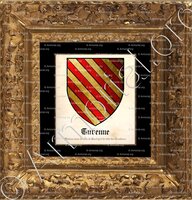 cadre-ancien-or-TURENNE_Maison issue de celle de Quercy et de celle des Comborn._France
