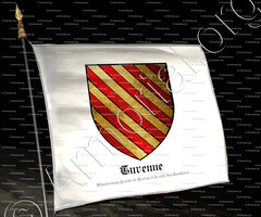 drapeau-TURENNE_Maison issue de celle de Quercy et de celle des Comborn._France