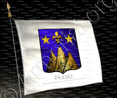 drapeau-PODIO_Barone del Cugno 1330, Castellano di Cefalù 1440. Sicilia._Italia (i)