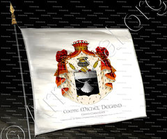 drapeau-Comte Michel DEGAND_Grand Chancelier de France C.F.H.G.M._France copie