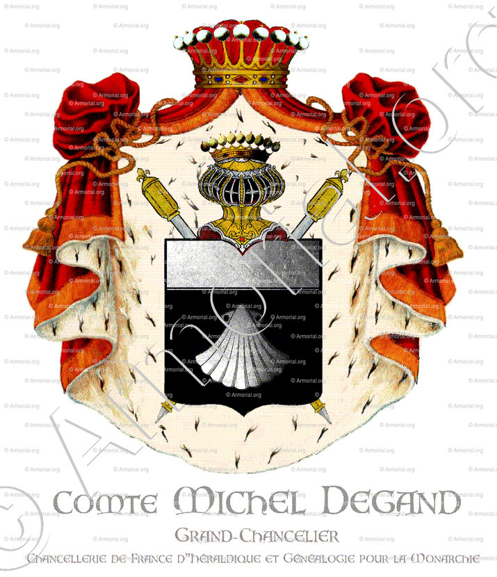 Comte Michel DEGAND_Grand Chancelier de France C.F.H.G.M._France copie