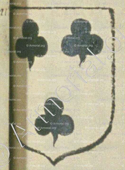 le MAISTRE (La Rochelle)_Blason enregistré sous le règne de Louis XIV._France