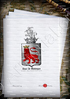 velin-d-Arches-BARE de COMOGNE_Pays de Namur; Barons 14, avril 1827, Vicomtes 1 août 1848._Royaume des Pays-Bas Belgique (2)