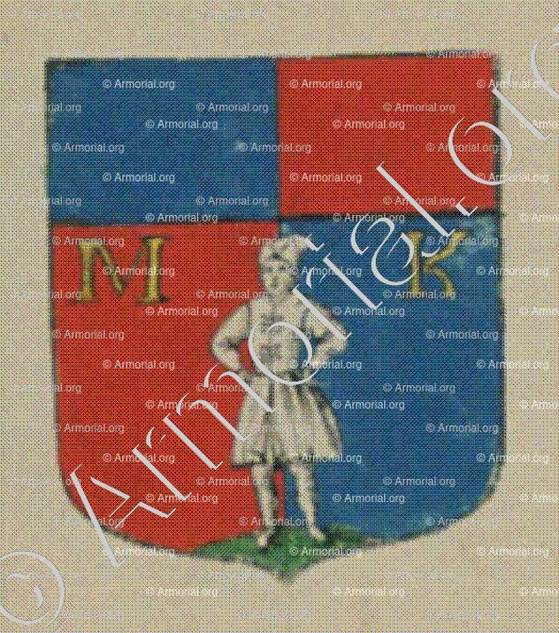KLENIMAN (Alsace)_Blason enregistré sous le règne de Louis XIV_France (1)