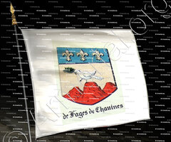 drapeau-de FAGES de CHAULNES_Velay_France 