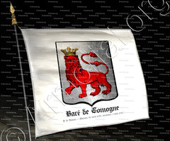 drapeau-BARE de COMOGNE_Pays de Namur; Barons 14, avril 1827, Vicomtes 1 août 1848._Royaume des Pays-Bas Belgique