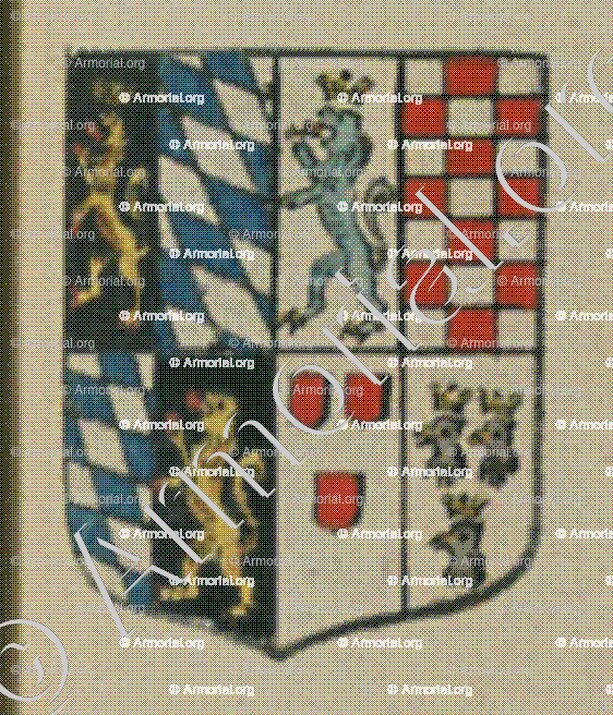 Le Comté de Ribaupierre (Alsace)_Blason enregistré sous le règne de Louis XIV_France 