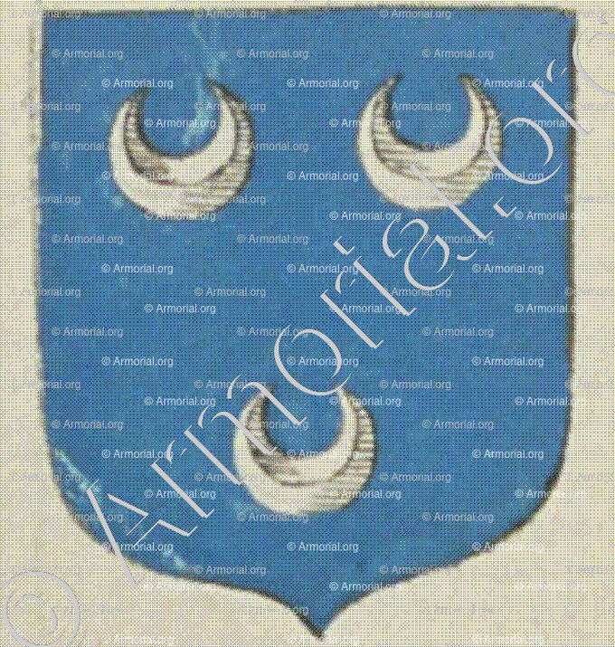 Le ROY (La Rochelle)_Blason enregistré sous le règne de Louis XIV._France