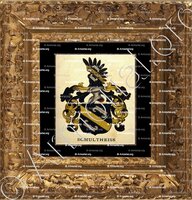 cadre-ancien-or-SCHULTHEISS_Wappenbuch der Stadt Basel . B.Meyer Knaus 1880_Schweiz 