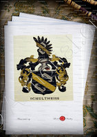 velin-d-Arches-SCHULTHEISS_Wappenbuch der Stadt Basel . B.Meyer Knaus 1880_Schweiz 