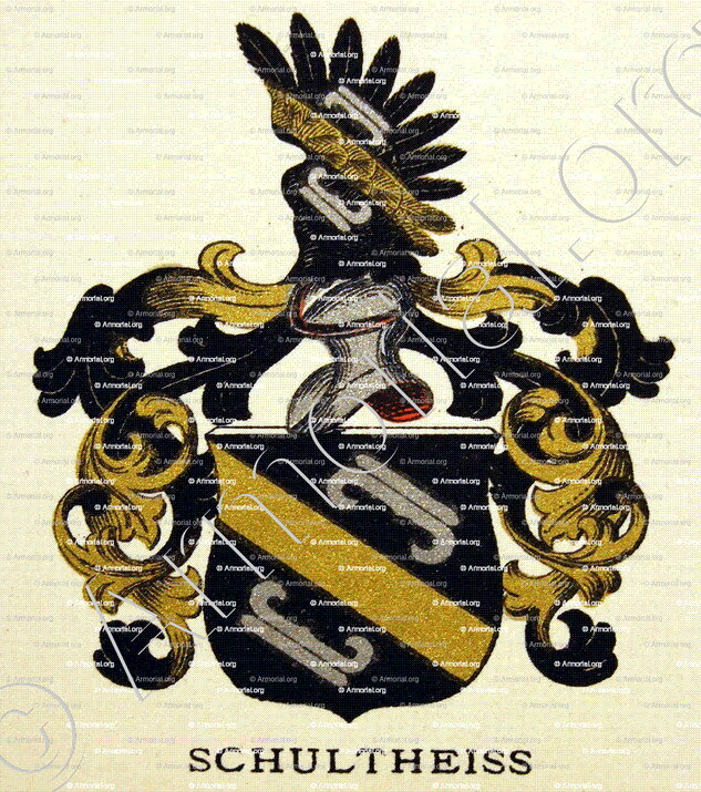 SCHULTHEISS_Wappenbuch der Stadt Basel . B.Meyer Knaus 1880_Schweiz 