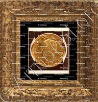 cadre-ancien-or-Charles Felix Ier de SAVOIE_80 Lire. Duc de Savoie, Roi de Sardaigne 1821-1831._Etats de Savoie