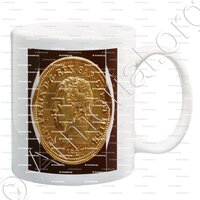 mug-Charles Felix Ier de SAVOIE_80 Lire. Duc de Savoie, Roi de Sardaigne 1821-1831._Etats de Savoie