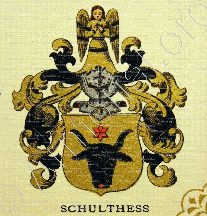 SCHULTHESS_Wappenbuch der Stadt Basel . B.Meyer Knaus 1880_Schweiz 