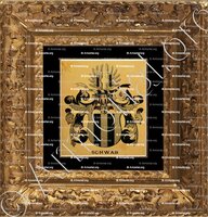 cadre-ancien-or-SCHWAB_Wappenbuch der Stadt Basel . B.Meyer Knaus 1880_Schweiz 