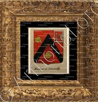 cadre-ancien-or-MAUDUIT DE SEMERVILLE_Noblesse d'Empire._France