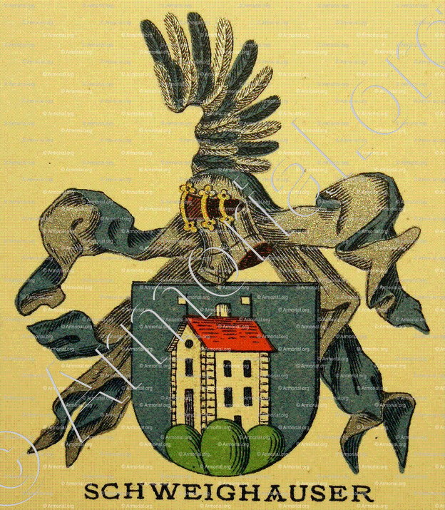 SCHWEIGHAUSER_Wappenbuch der Stadt Basel . B.Meyer Knaus 1880_Schweiz 