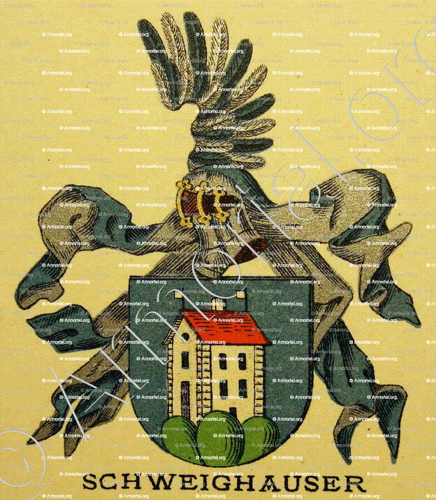 SCHWEIGHAUSER_Wappenbuch der Stadt Basel . B.Meyer Knaus 1880_Schweiz 