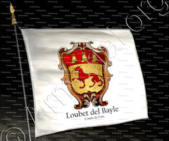 drapeau-LOUBET del BAYLE_Comté de Foix_France ++