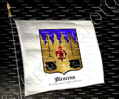 drapeau-ALCOCENA_De la casa solar de Alcoz, Beúnza._España