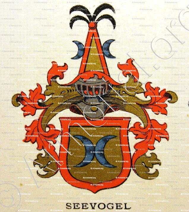 SEEVOGEL_Wappenbuch der Stadt Basel . B.Meyer Knaus 1880_Schweiz 