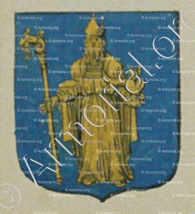 Le Couvent de l'Ordre de St Augustin à Landau (Alsace)_Blason enregistré sous le règne de Louis XIV_France 