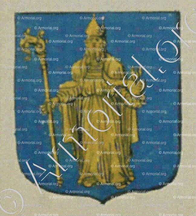 Le Couvent de l'Ordre de St Augustin à Landau (Alsace)_Blason enregistré sous le règne de Louis XIV_France 