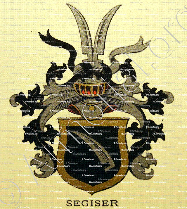 SEGISER_Wappenbuch der Stadt Basel . B.Meyer Knaus 1880_Schweiz 