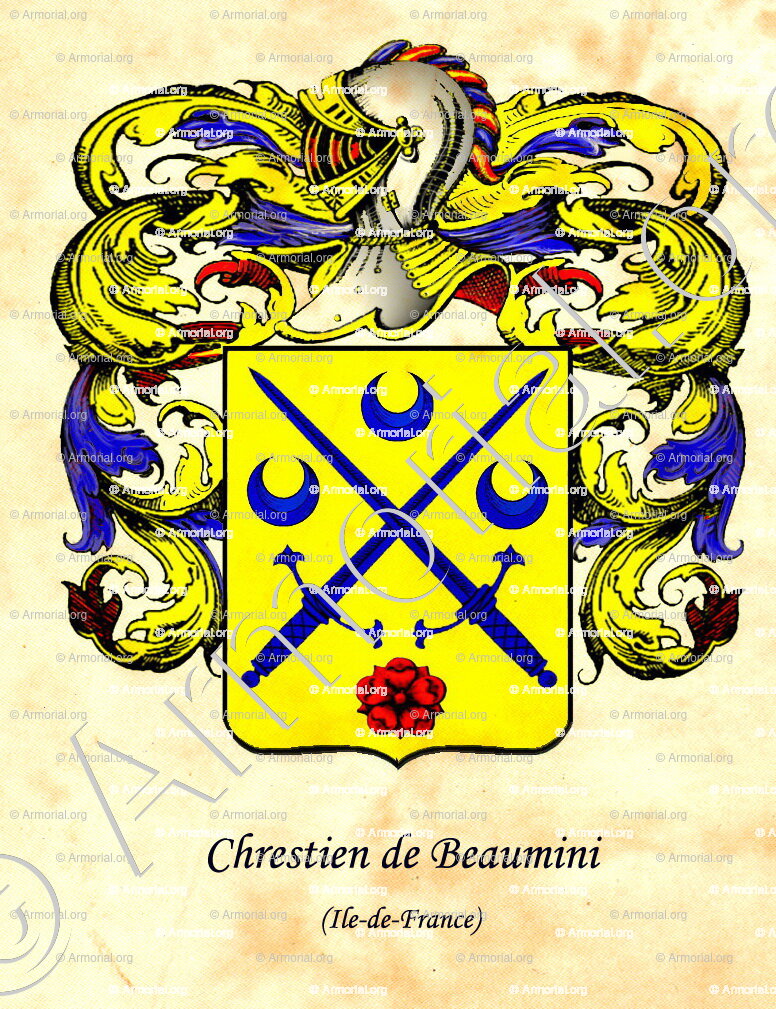 CHRESTIEN de BEAUMINI
