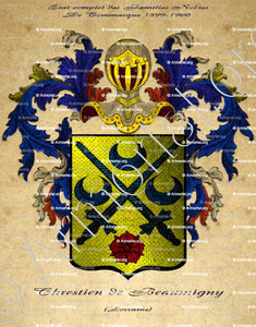 CHRESTIEN de BEAUMINY