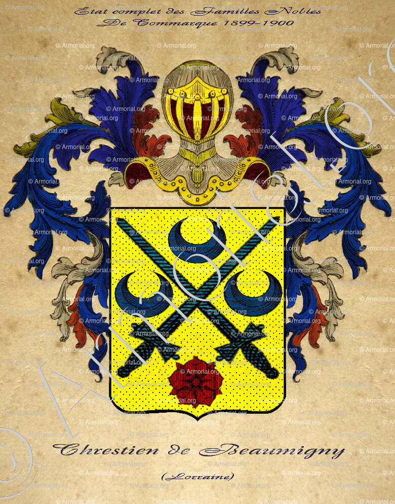 CHRESTIEN de BEAUMINY