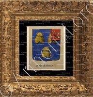 cadre-ancien-or-MELLET DE BONAS_Noblesse d'Empire._France