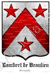 LAMBERT de BEAULIEU