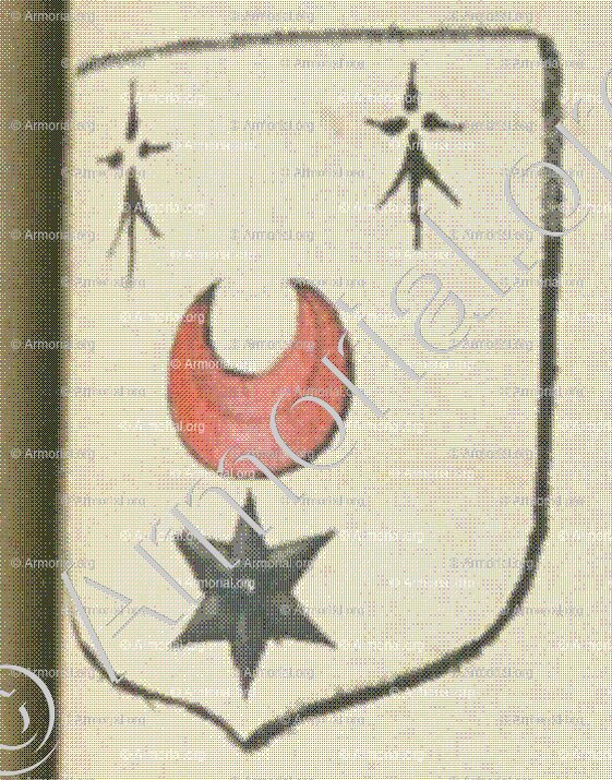 LESNE (La Rochelle)_Blason enregistré sous le règne de Louis XIV._France