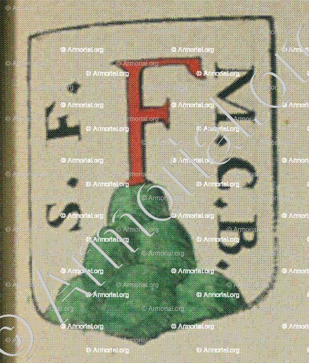 Le Couvent des Cordeliers de Brisack (Alsace)_Blason enregistré sous le règne de Louis XIV_France 