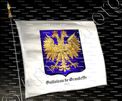 drapeau-GUILLOTEAU de GRANDEFFE_Anjou_France ++