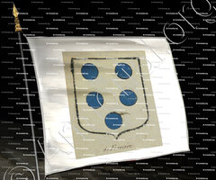 drapeau-de FERRIERE_Champagne, Armorial de France (Ch; d'Hozier, 1696-1710)._France