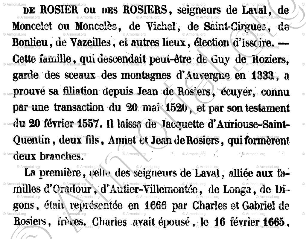 Des ROSIERS