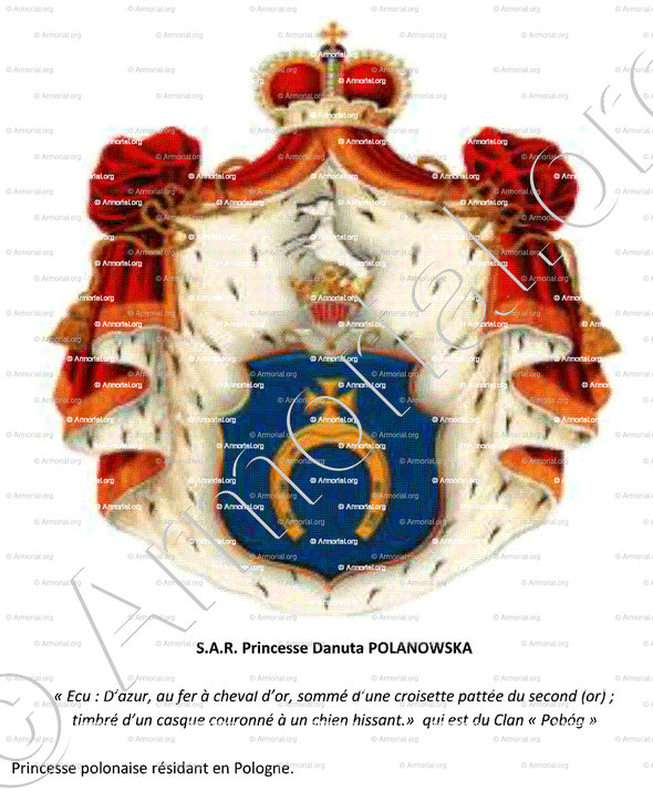 POLANOWSKA_Princesse Danuta Polanowska_Pologne.