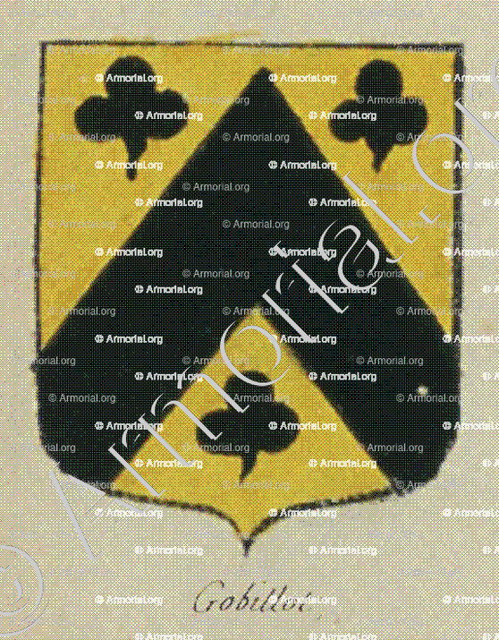 GOBILLOT_Champagne, Armorial de France (Ch; d'Hozier, 1696-1710)._France