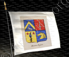 drapeau-MENOU DUJON_Noblesse d'Empire._France