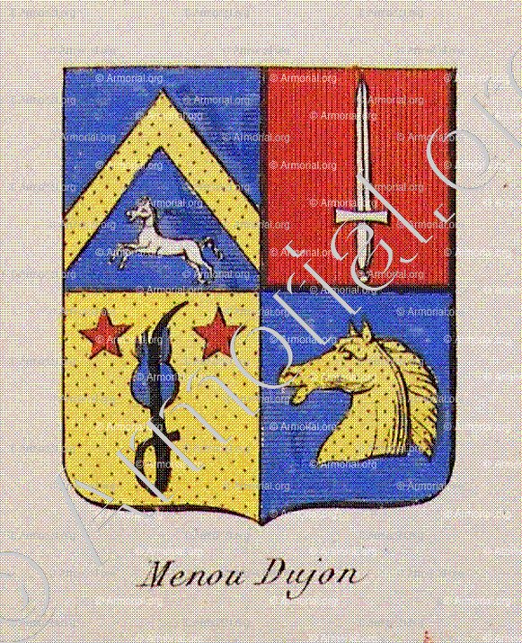 MENOU DUJON_Noblesse d'Empire._France