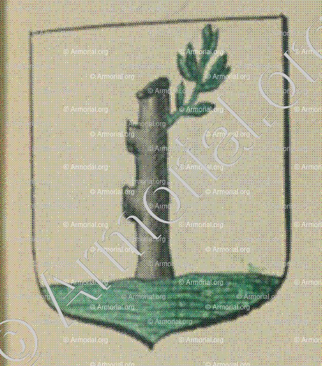 VIANT STAMPT (Alsace)_Blason enregistré sous le règne de Louis XIV_France 