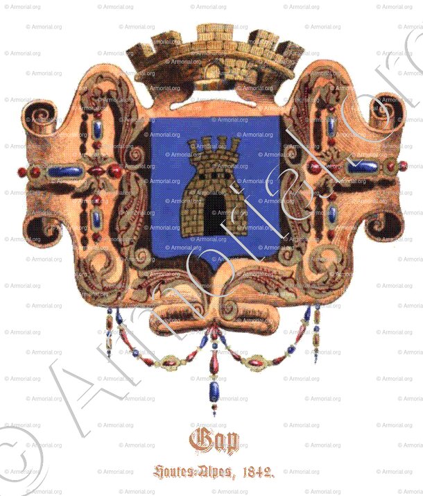 GAP_Hautes-Alpes, 1842._France ()