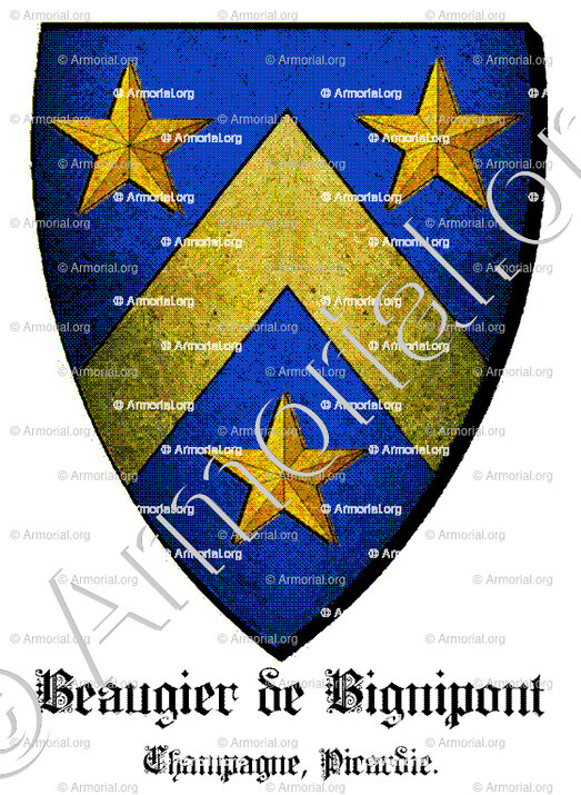 BEAUGIER de BIGNIPONT_Champagne, Picardie._France (i)